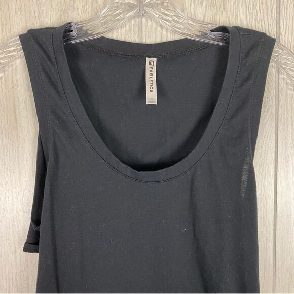 Fabletics | Black Mariela Open Tie Back Tank Top Size Small - Picture 3 of 7